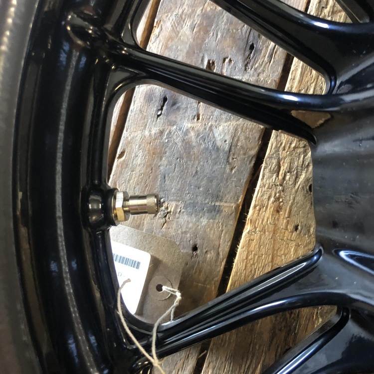 Indian Scout / Scout Sixty rear wheel - powder coated gloss black